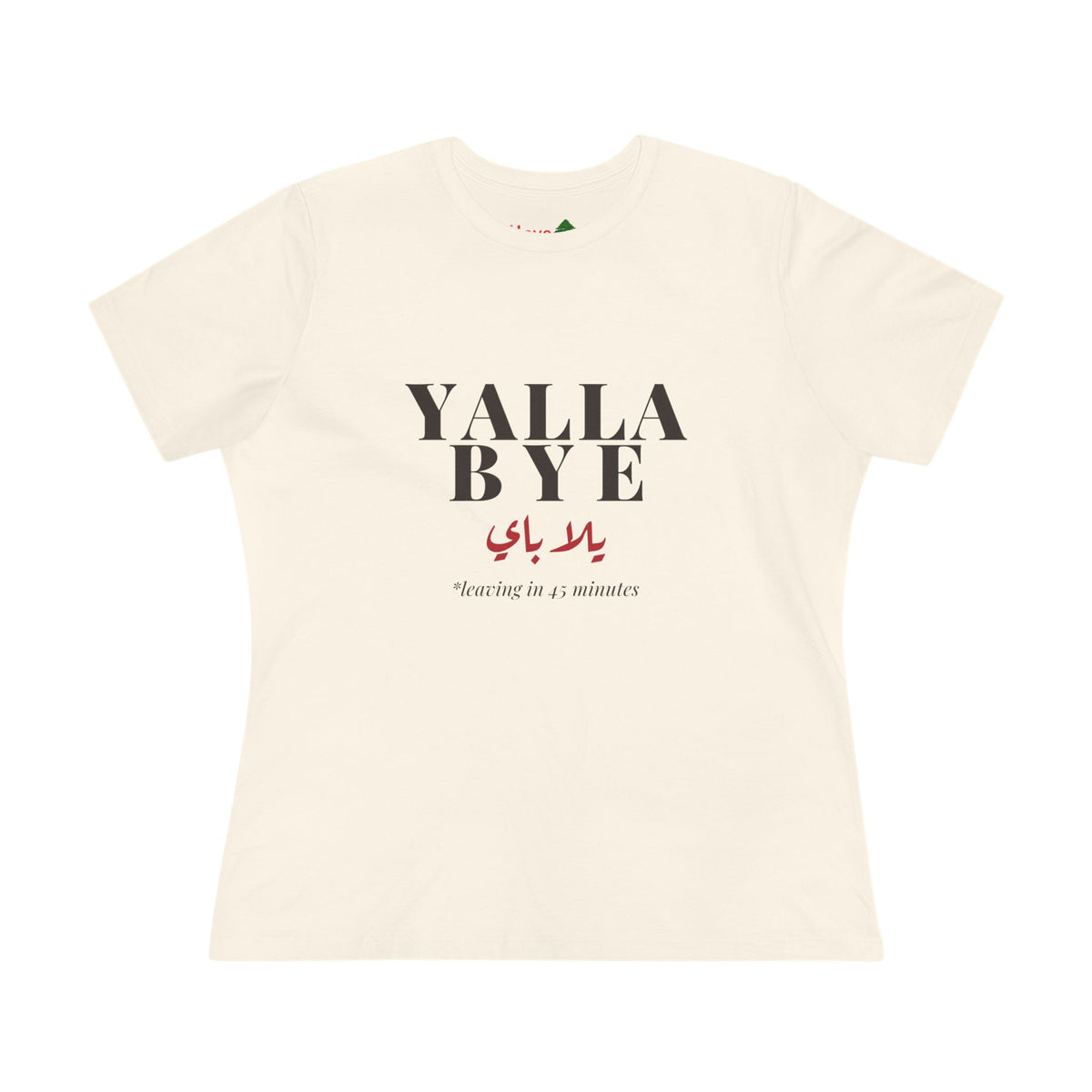 Yalla Bye Women's Cotton Tee