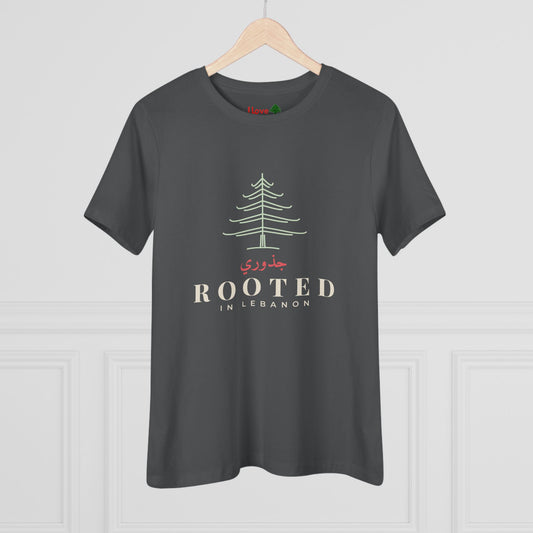 Rooted in Lebanon Cedar Women's Cotton Tee