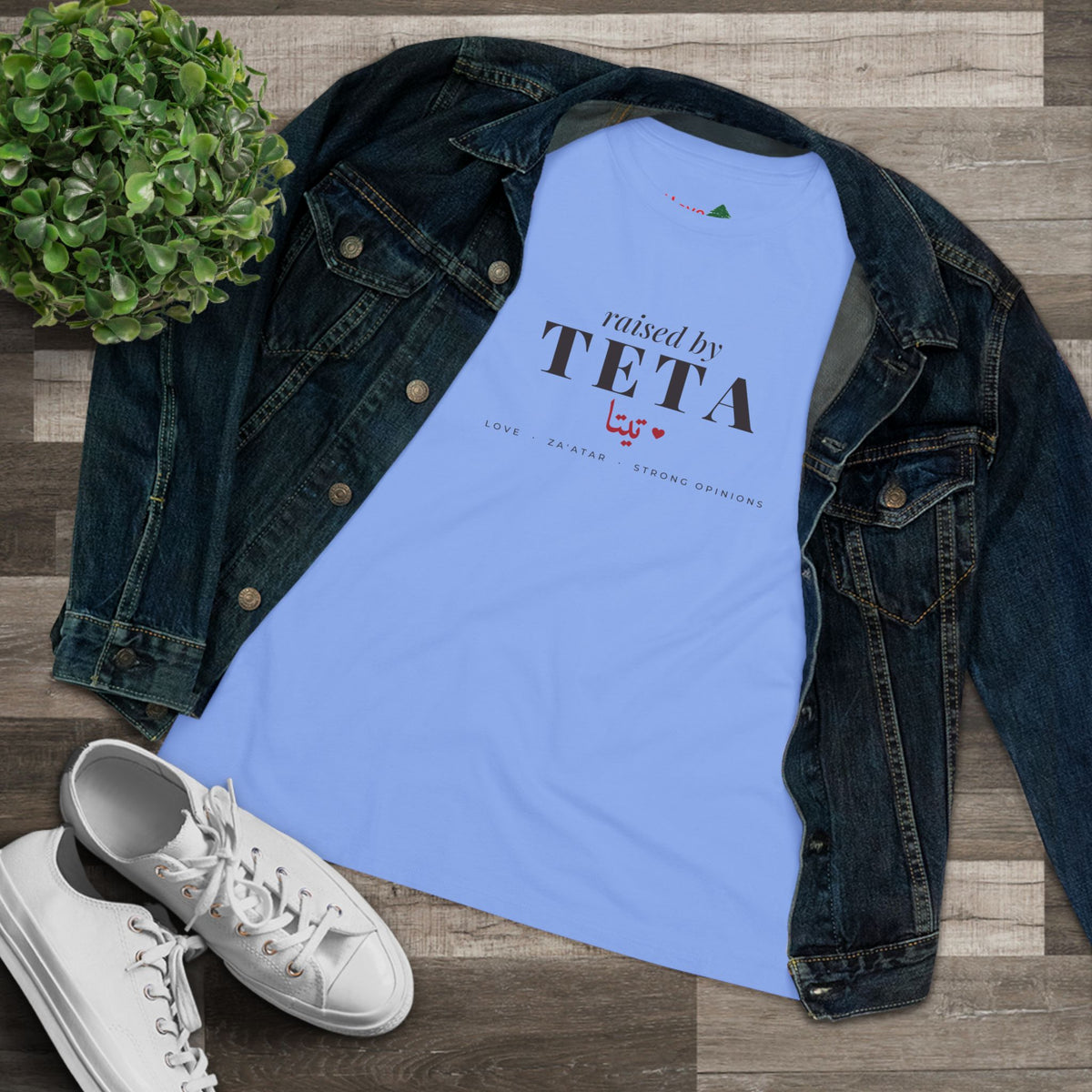 Raised by Teta Women's Cotton Tee