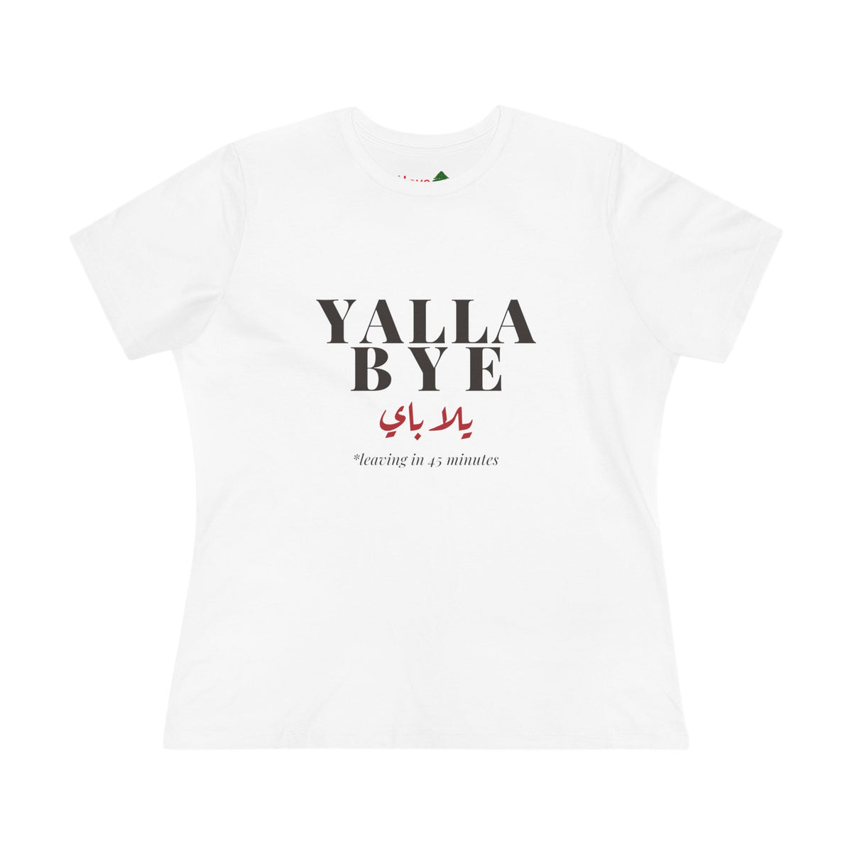 Yalla Bye Women's Cotton Tee