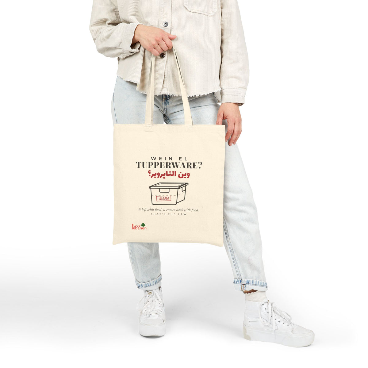 Wein el Tupperware? Tote Bag