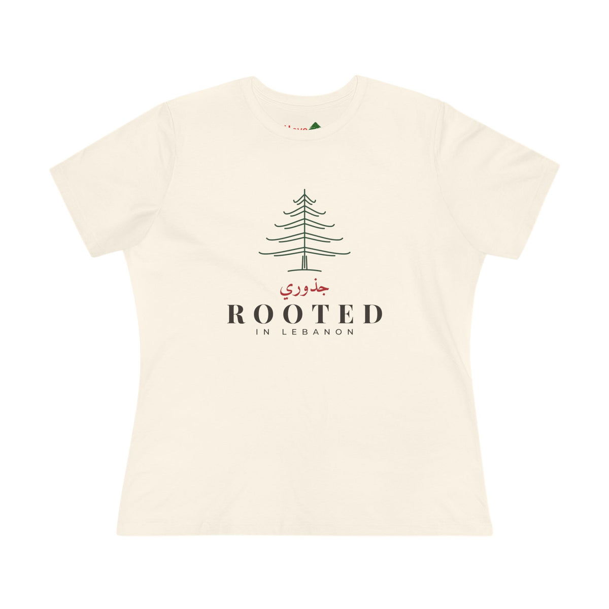 Rooted in Lebanon Cedar Women's Cotton Tee