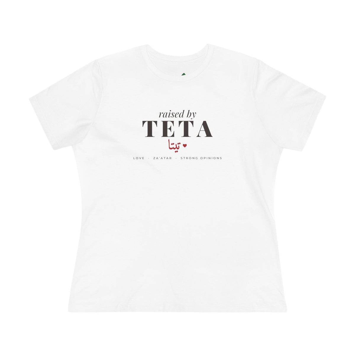 Raised by Teta Women's Cotton Tee