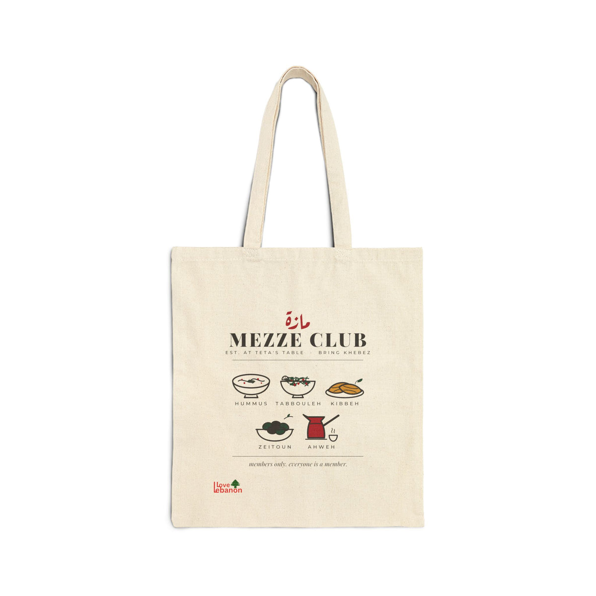 Mezze Club Tote Bag
