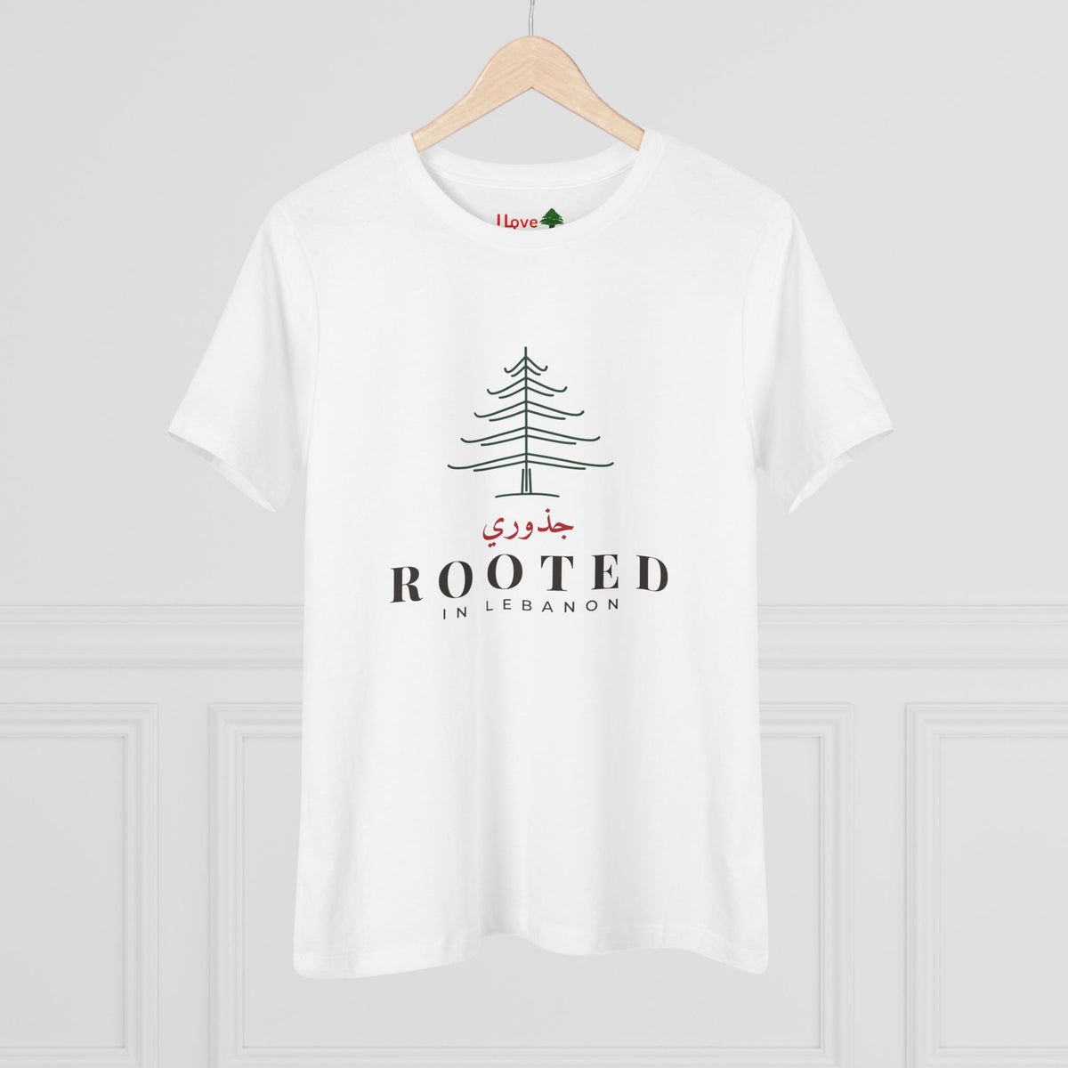 Rooted in Lebanon Cedar Women's Cotton Tee