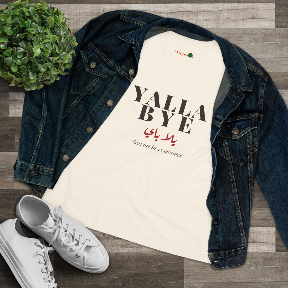Yalla Bye Women's Cotton Tee