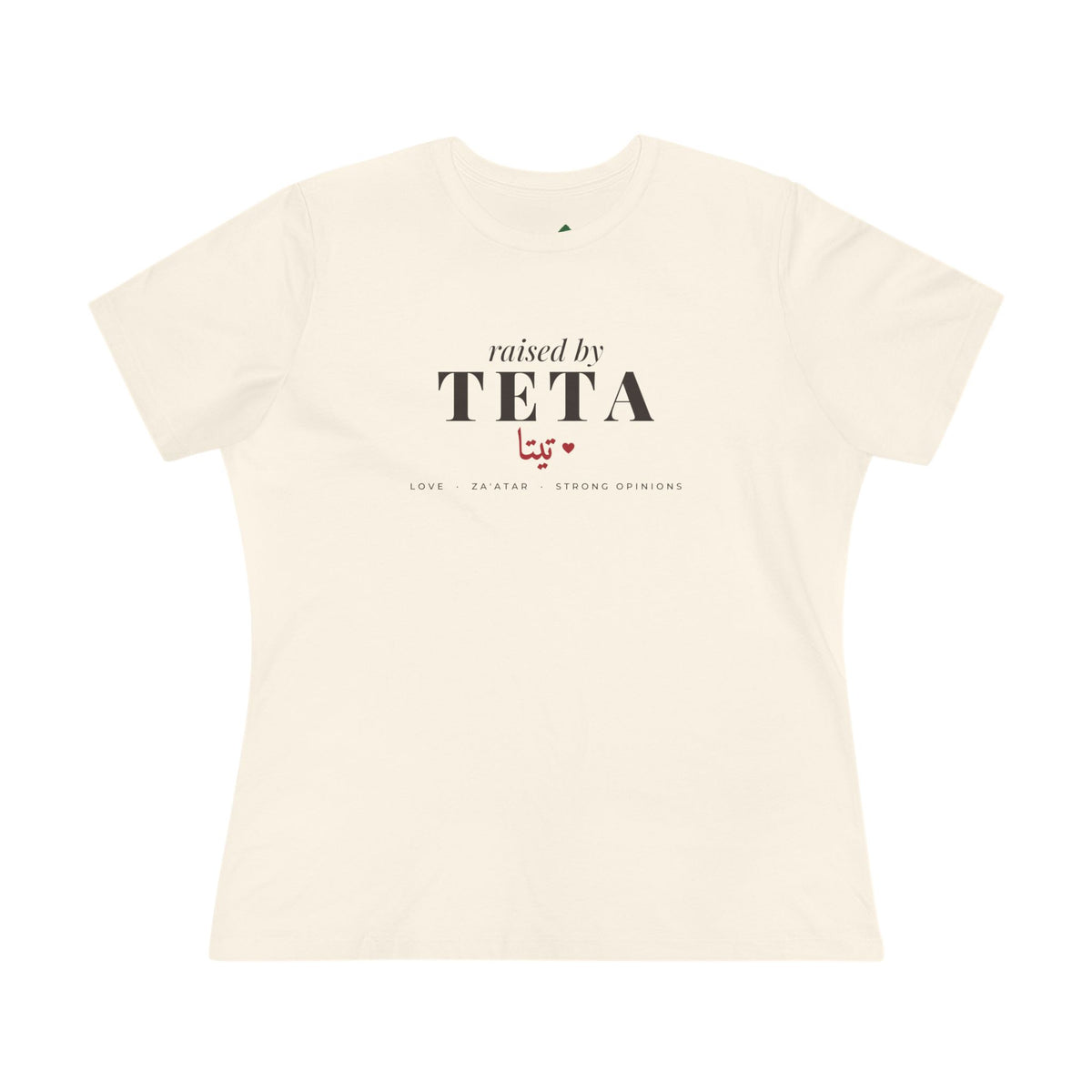 Raised by Teta Women's Cotton Tee