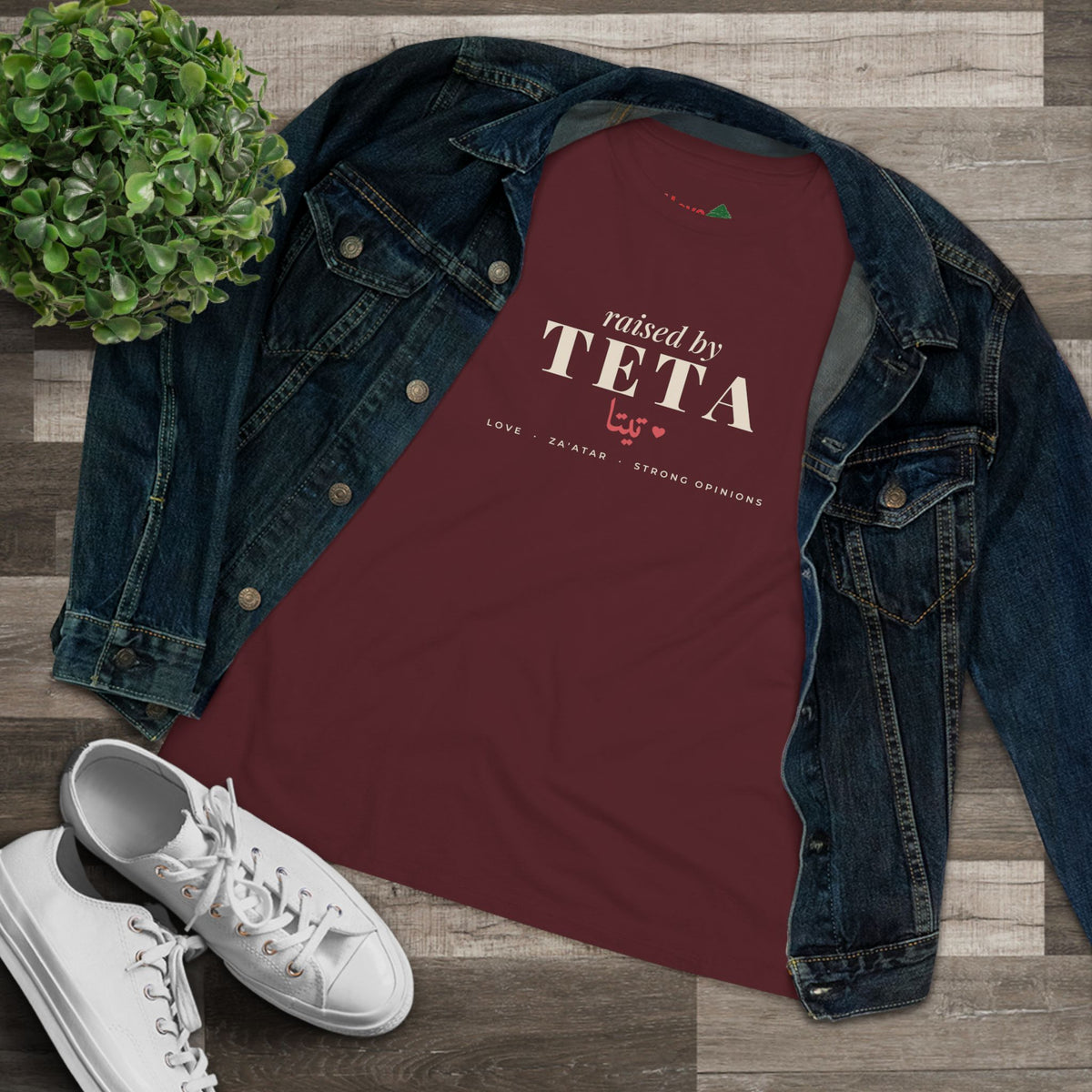 Raised by Teta Women's Cotton Tee